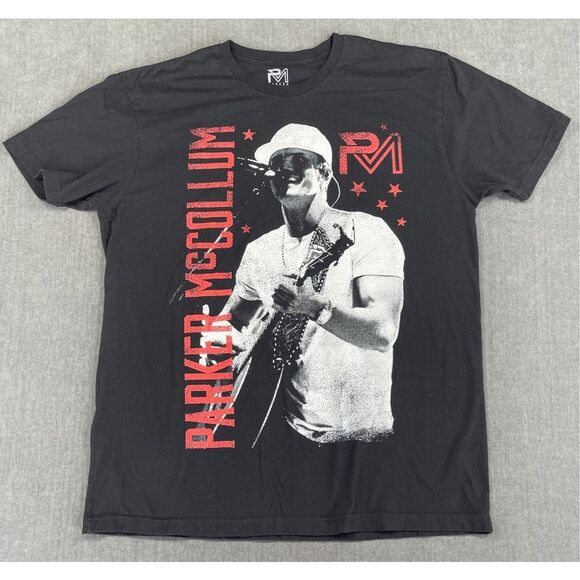 Parker McCollum Tee Men Women XL Black Concert Tour T Shirt Country Music Top - Picture 1 of 8